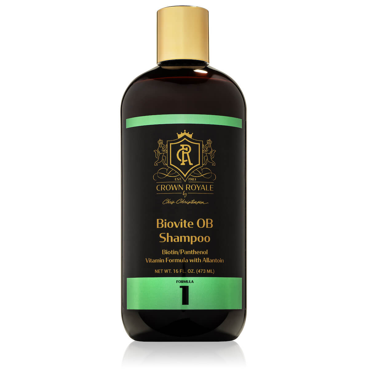 Восстанавливающий шампунь для тонкой шерсти Crown Royale Biovite Formula 1 Shampoo 