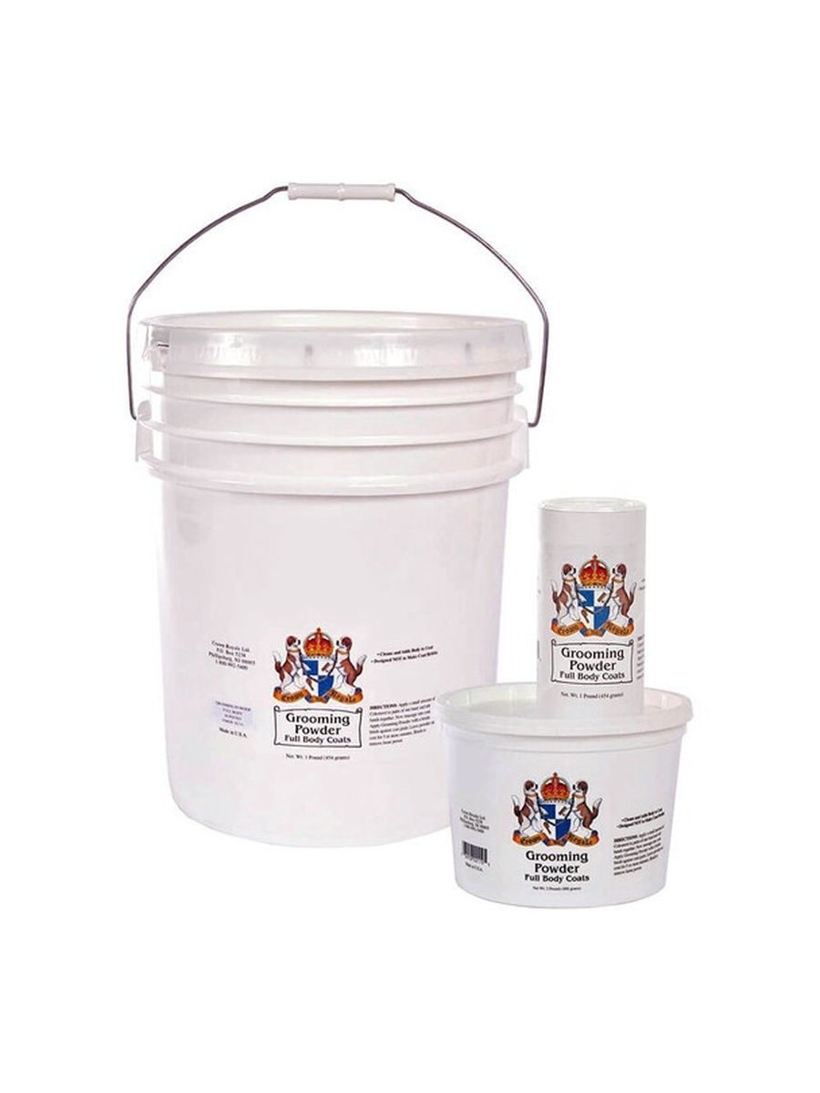 Пудра для очищения и объема шерсти Crown Royale Full Body Grooming Powder 